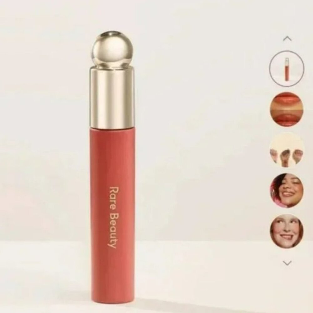 NWT Rare Beauty Soft Pinch Tinted Lip Oil in Joy (Muted Peach)